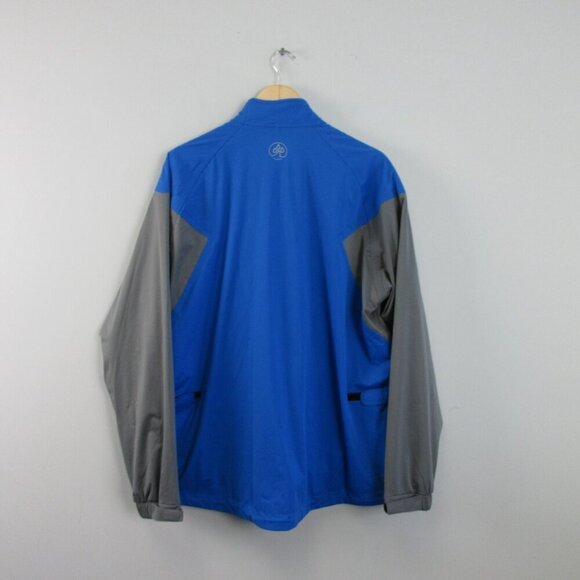 ProQuip Tourflex Elite Men's Golf Jacket Top XL Blue Breathable Waterproof 464 - Picture 2 of 10